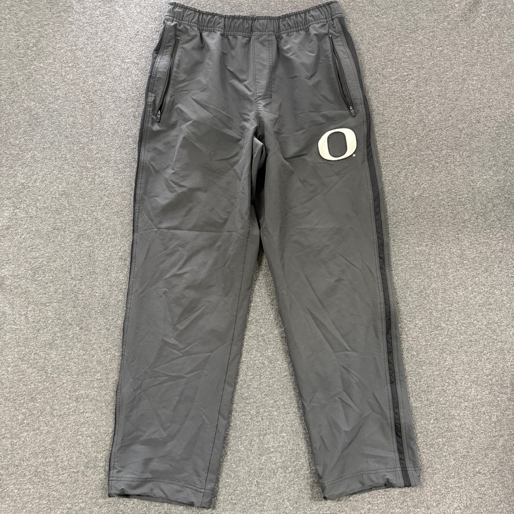 Modern Nike Oregon Ducks Track Pants Mens XL Gray Good Zipper Pockets Athletic